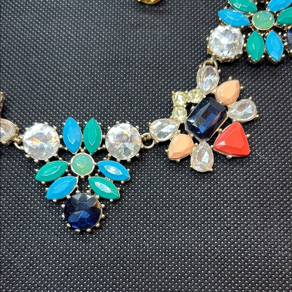 Fun Multicolor Statement Necklace - image 3